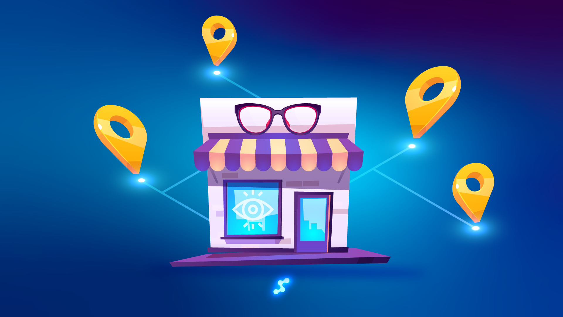 "Checklist audit process with pen and magnifier for optical business
