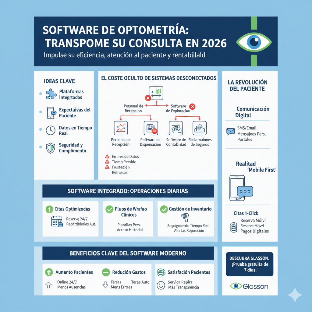 Costes ocultos de sistemas de optometría desconectados