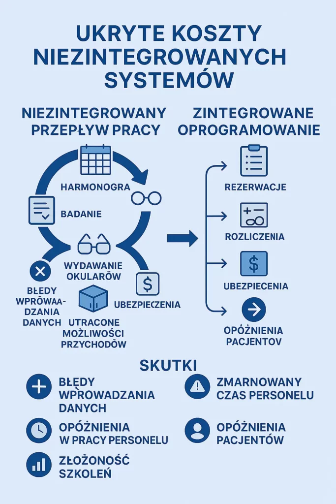 Ukryte koszty niepołączonych systemów optometrycznych