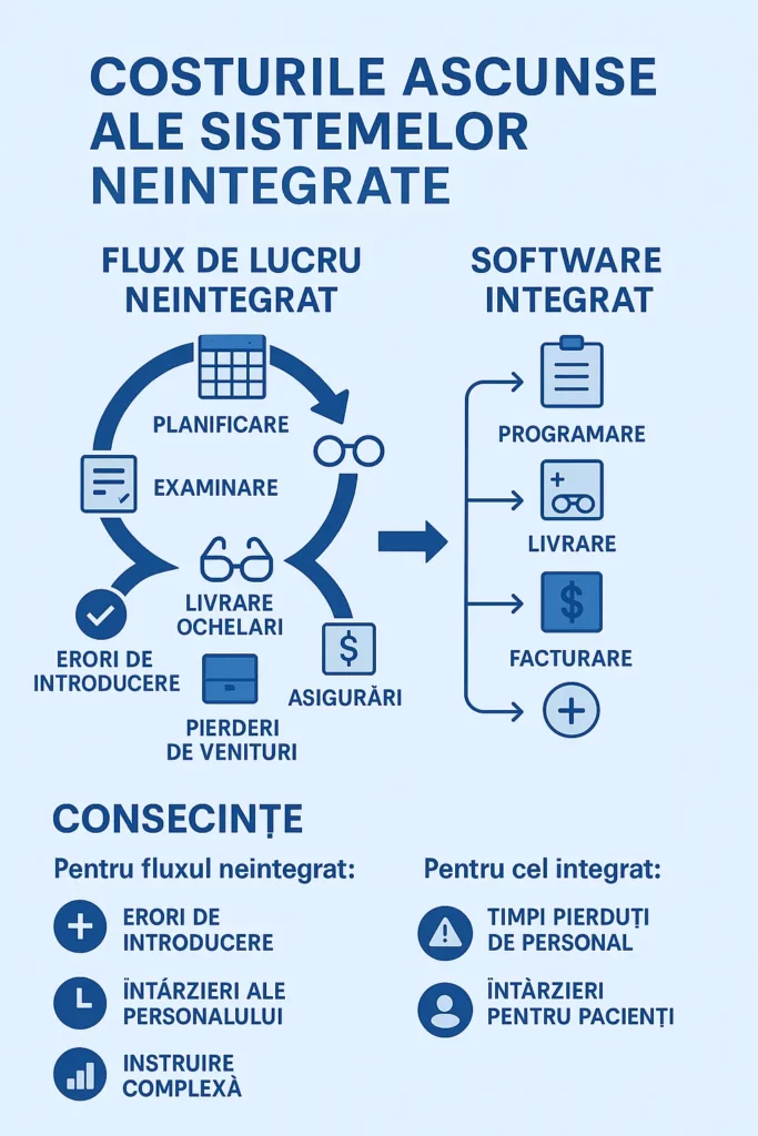 Costuri ascunse ale sistemelor optometrice neintegrate