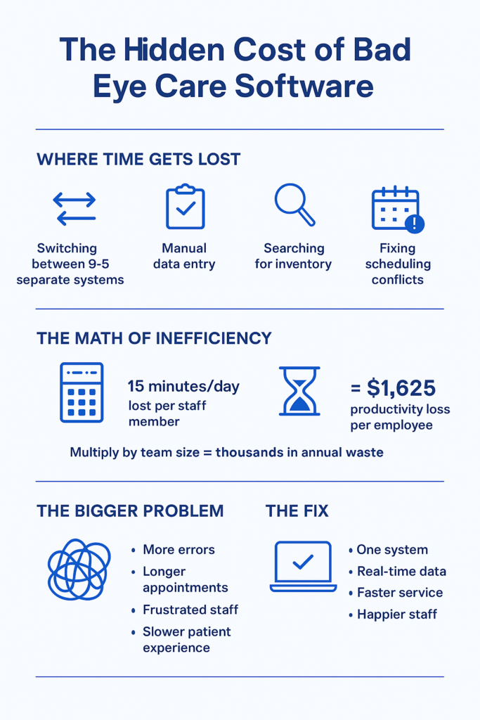 Infografic costuri ascunse ale software-ului optic slab