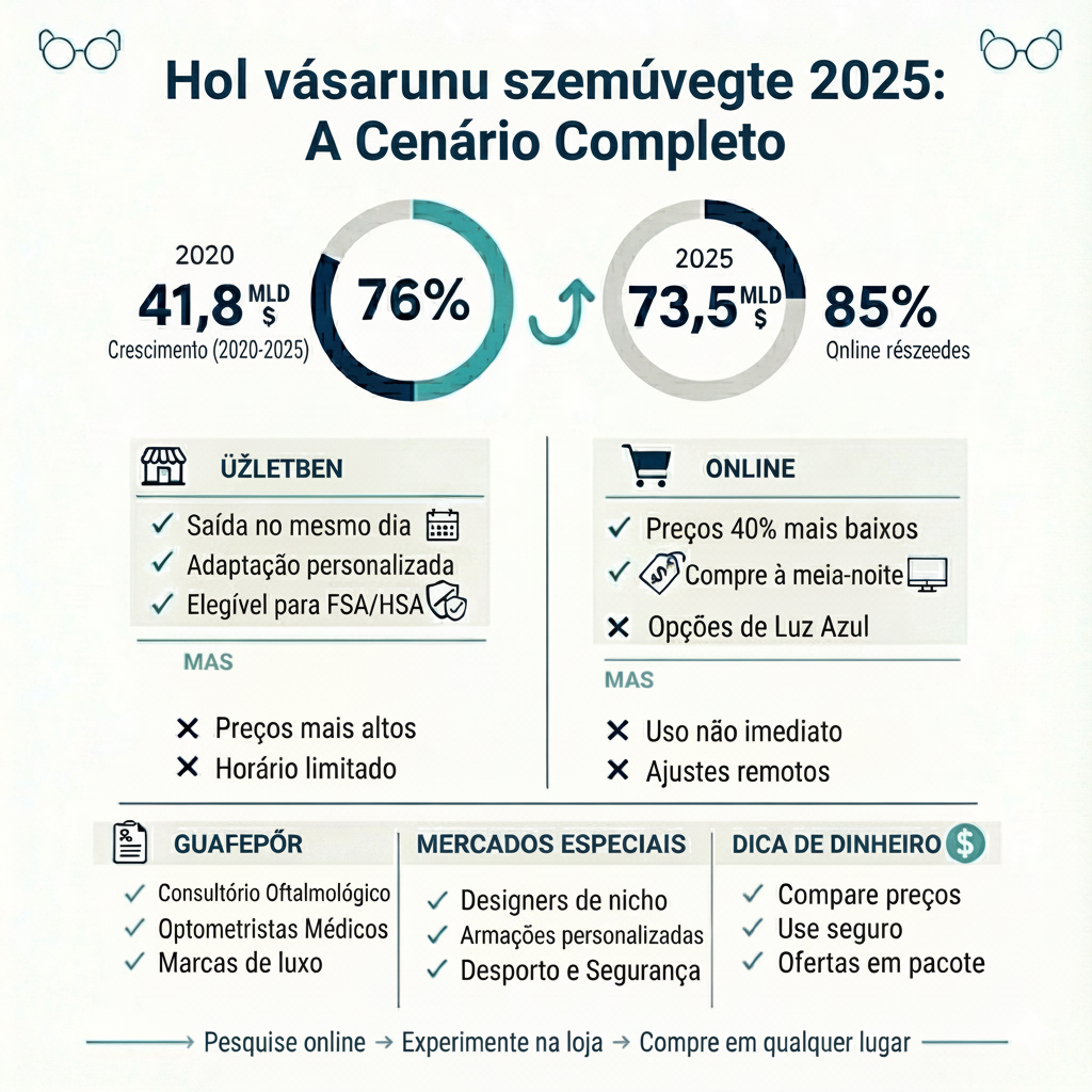Infografika szemüveg vásárlása online vagy üzletben