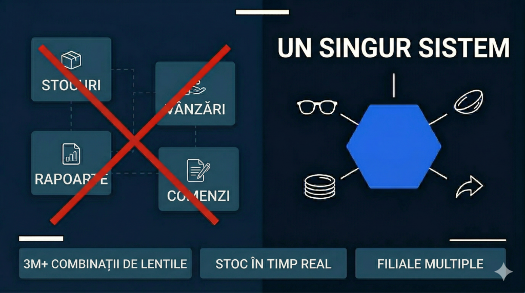 Infografic: software optic complet cu peste 3M combinații lentile