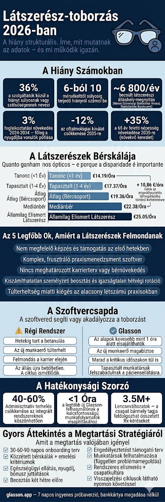 Tânără studiază optică cu diplomă, ochi și ochelari