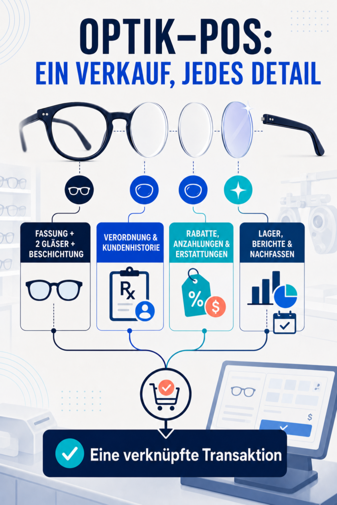 Infografik: Was eine Optiker-Kasse wirklich braucht
